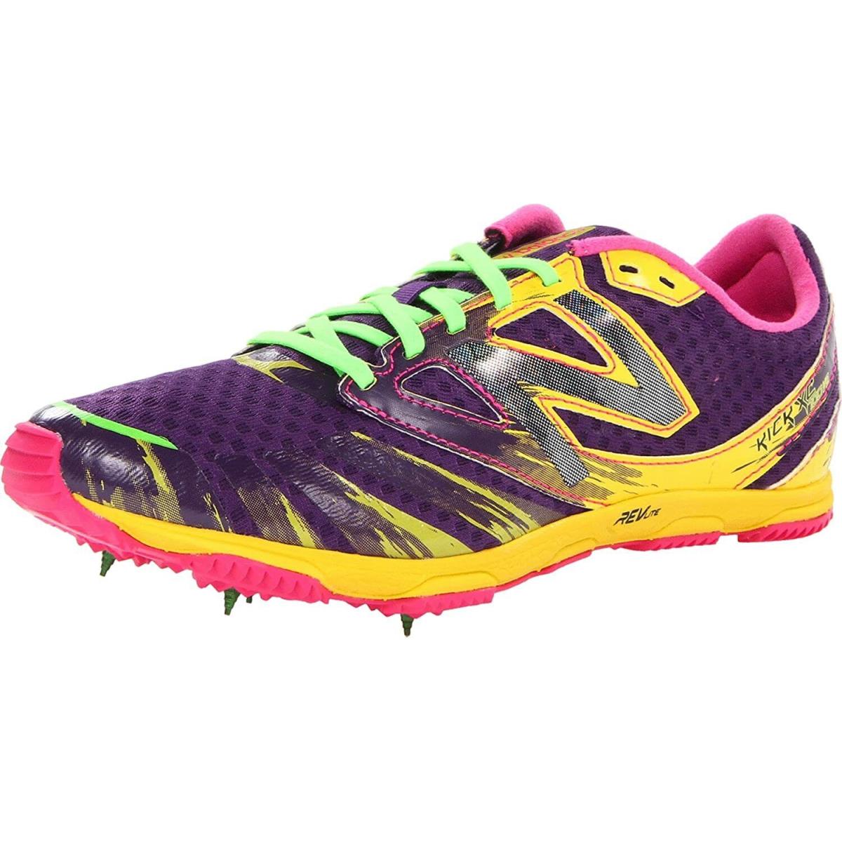 New Balance Women`s Running Sneaker Purple/yellow WXC700SP B