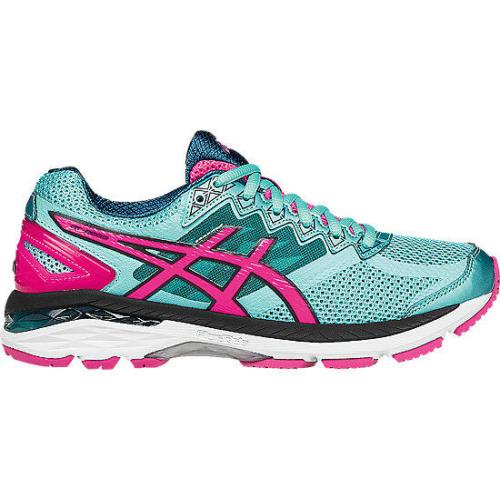 Asics Women`s GT-2000 4 Running Shoes Turquoise/pink T656N.4034 Sz 6 - 10
