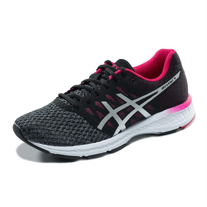 Asics Women`s Shoe Black Gray Pink Gel-exalt 4 Running T7E5N-9793 Sz 7-11