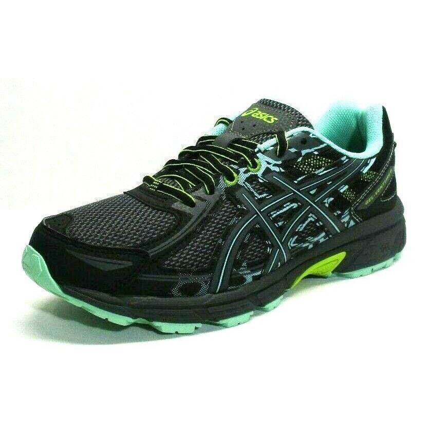 Asics Women`s Gel-venture 6 Running Shoes Black/carbon/neon Lime