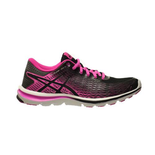 Asics Gel- Super J33 2 Women`s Running Shoe`s Black-pink Glow-silver t5p7n-9035