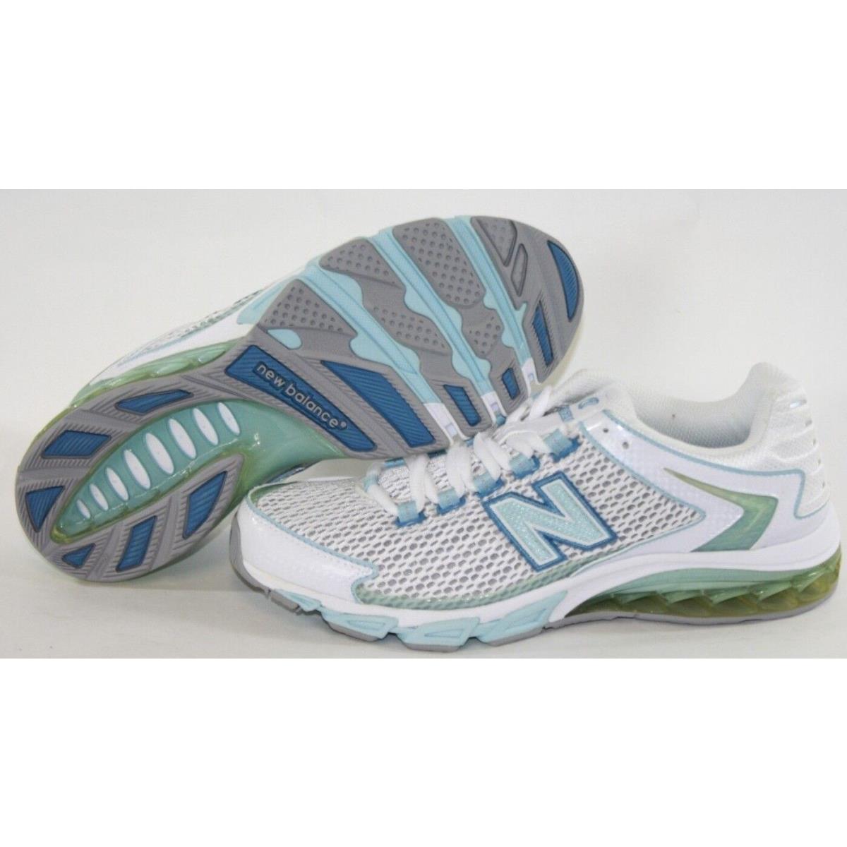 New Womens Size 7 New Balance 8510 WB White Light Blue Running Sneakers Shoes