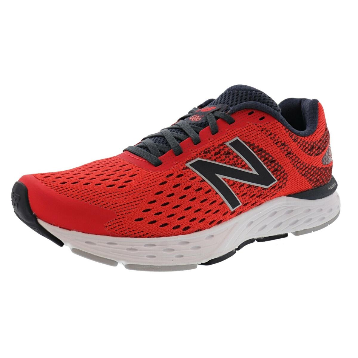 New Balance Men`s M680 V6 Cushioning Running Shoes DARK BLAZE / LEAD