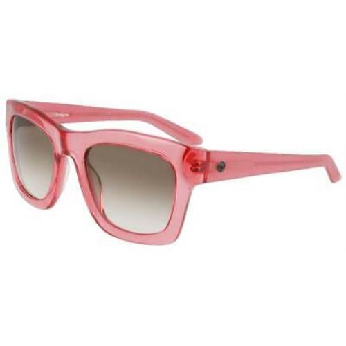 Dragon Waverly Sunglasses - Rose Crystal / Lumalens Brown Gradient