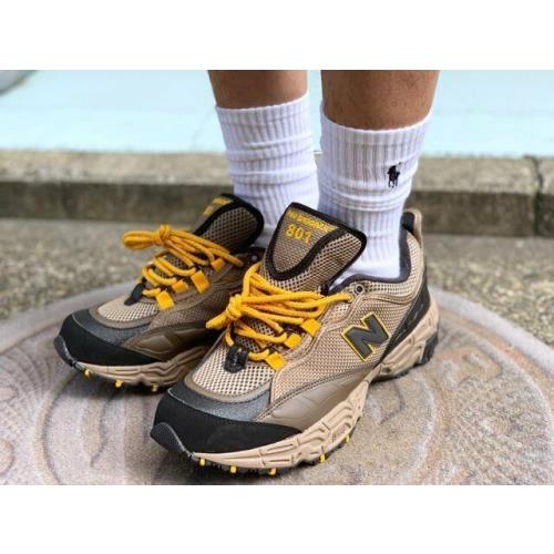 New Balance 801All Terrain Trail Hiking Running Men`s Shoes Brown/yellow ML801SB
