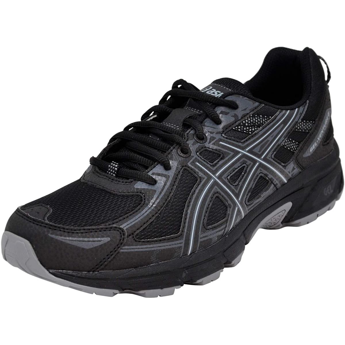 Asics Men`s Gel-venture 6 Running Shoes Black-phantom-mid Grey