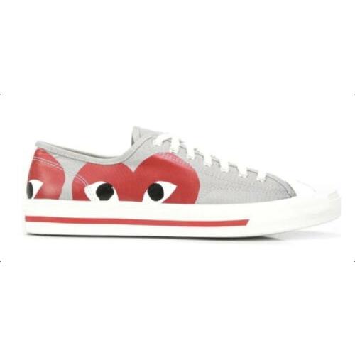 Converse X Comme Des Garcons Play Jack Purcell Red Low Adult Unisex Shoes 3-12