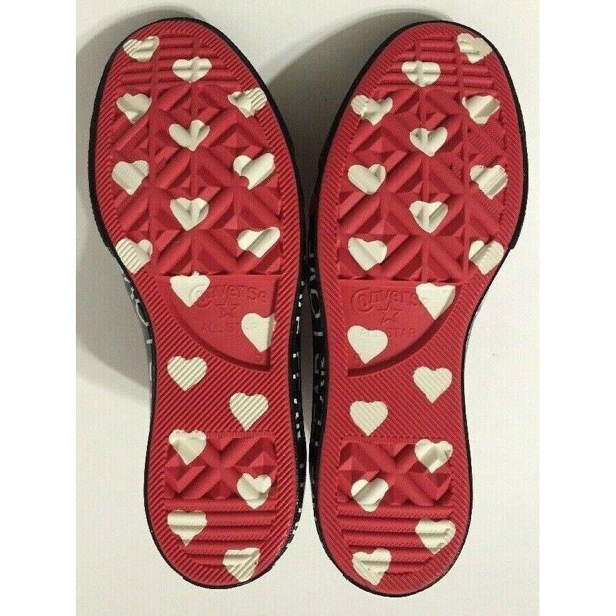 Converse shoes Love Graphic - Red , Rhubarb, Egret, Black Manufacturer 10