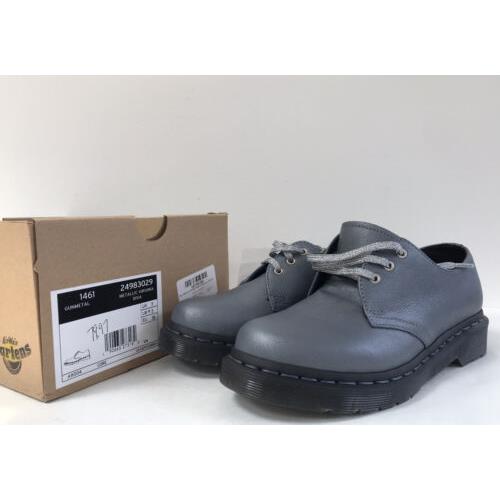 Dr. Martens 1461 Women US 5 Oxford Shoes Derby Metallic Virginia Leather