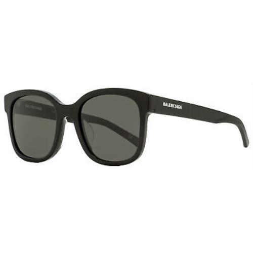 Balenciaga Square Sunglasses BB0076SK 006 Black Polarized 52mm