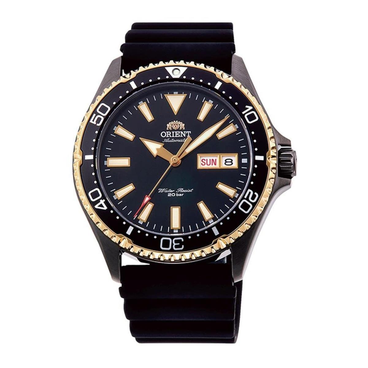 Orient Mens Automatic Watch with Rubber Strap RA-AA0005B19B