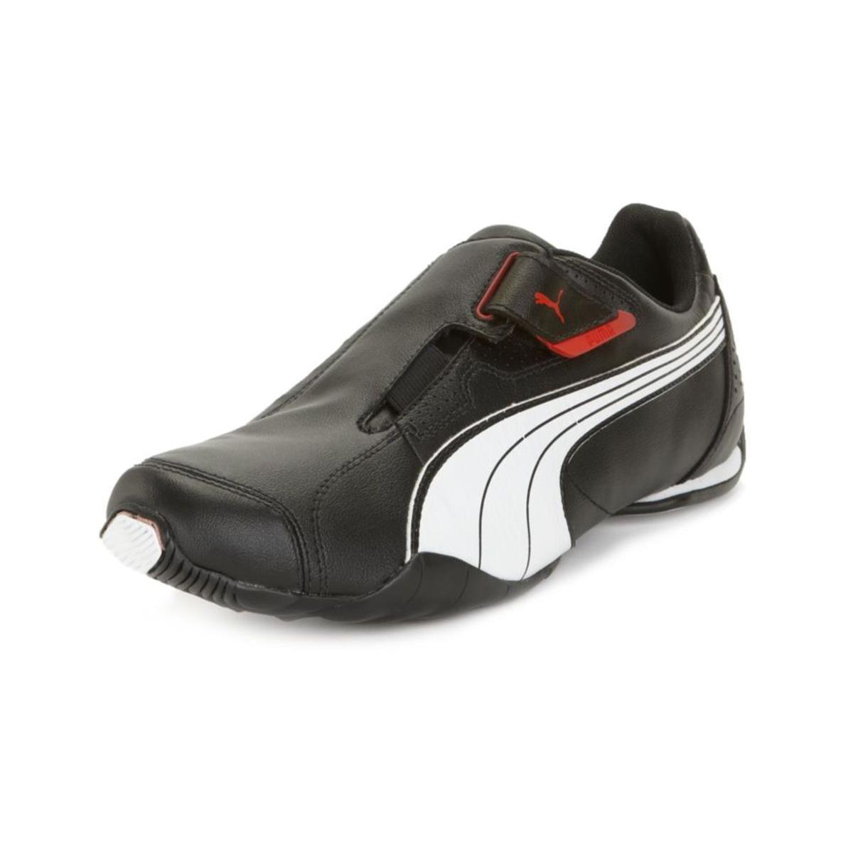 Puma shoes  - Black white red 4