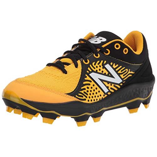 Balance Men`s 3000 V5 Molded Baseball Shoe - Choose Sz/col Yellow/Black