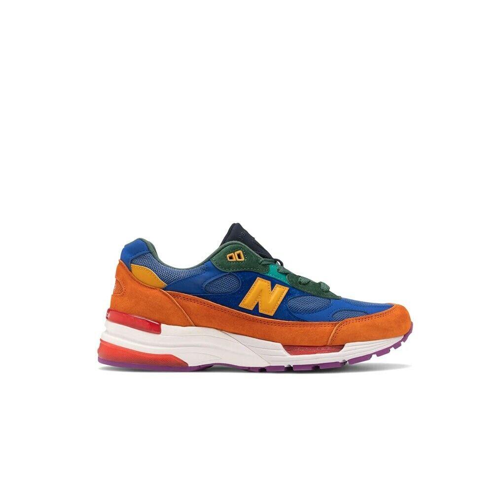 New Balance Made in Usa 992 Blue/orange M992MC Men`s Shoes