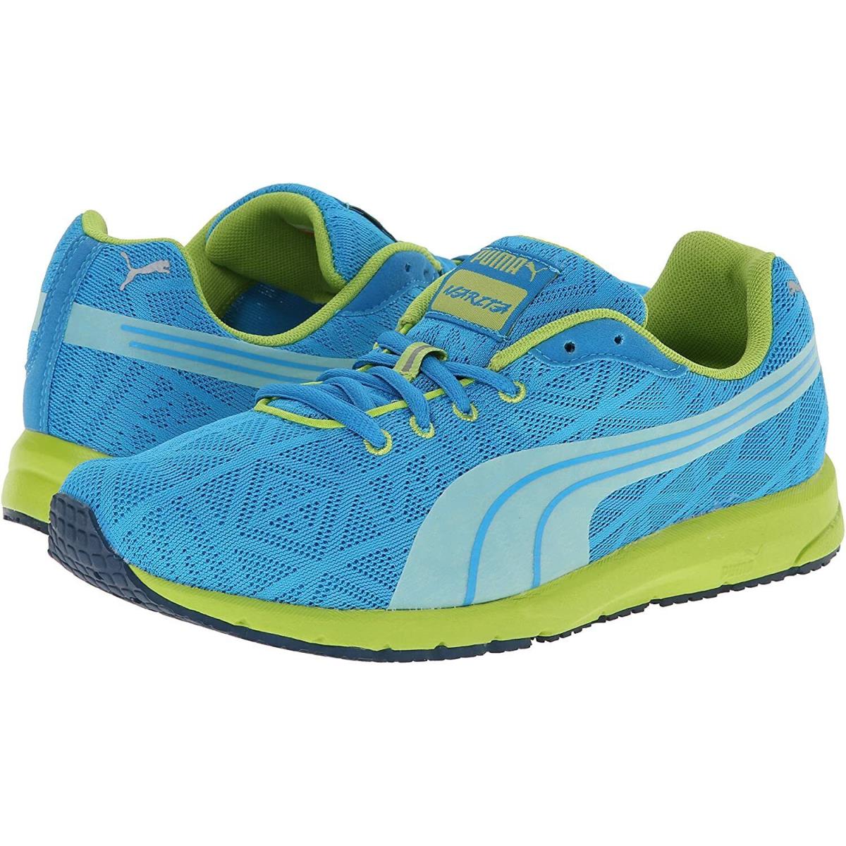 Women`s Puma Narita V2 Jr Running Shoes 187254 09 Sizes 6 Blue A/white/beetroot - Blue atoll/White/Beetroot