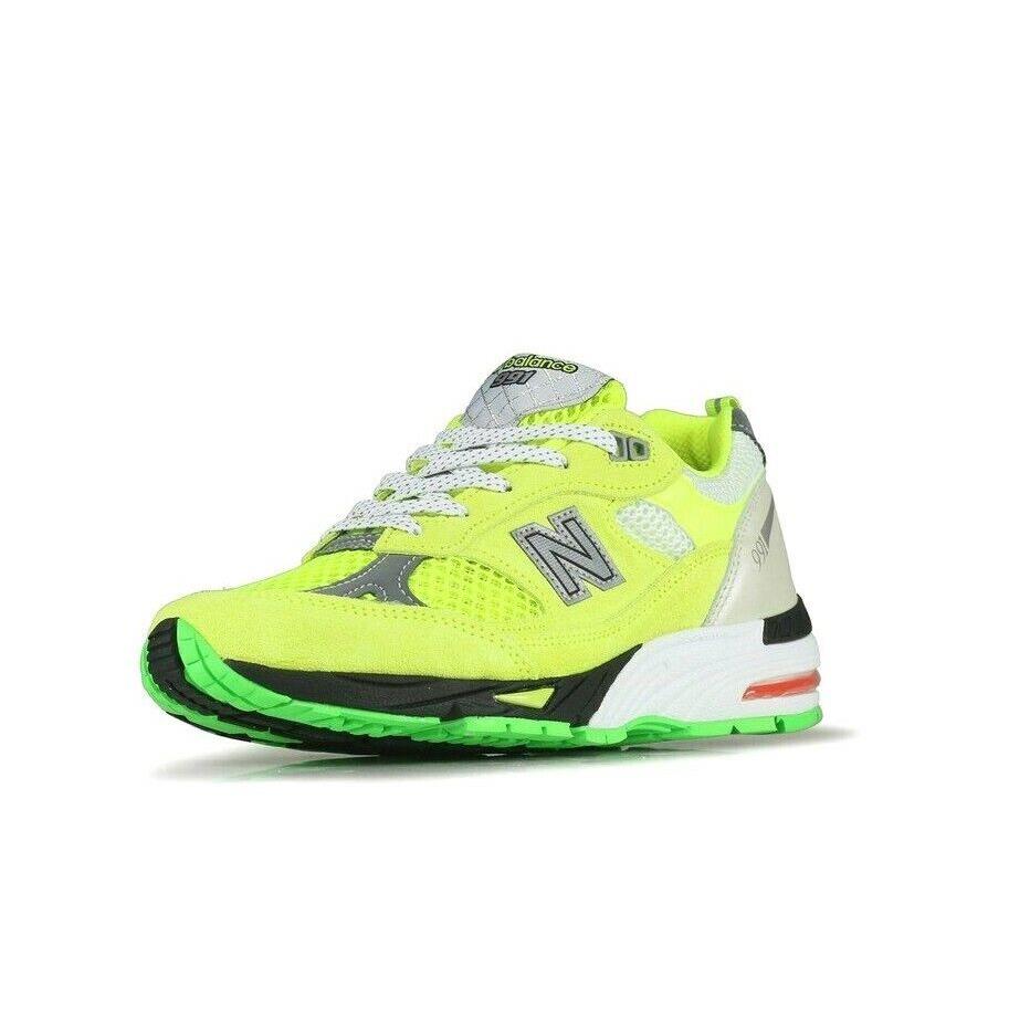 Women`s Balance W991AFL Lime Made IN England Running Shoe