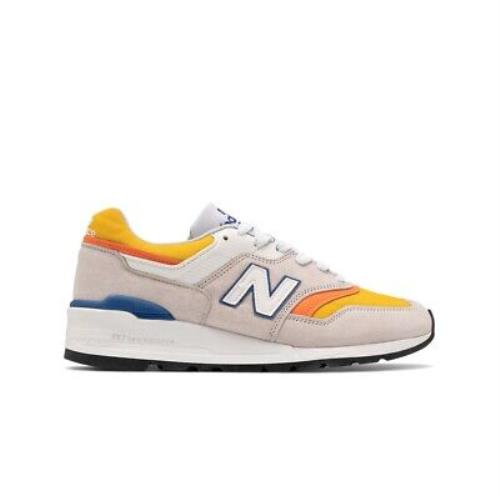 New Balance Made in Usa 997 Grey/orange Men`s Shoes M997PT