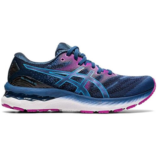 Asics Women`s Gel-nimbus 23 Running Shoes Navy/Pink