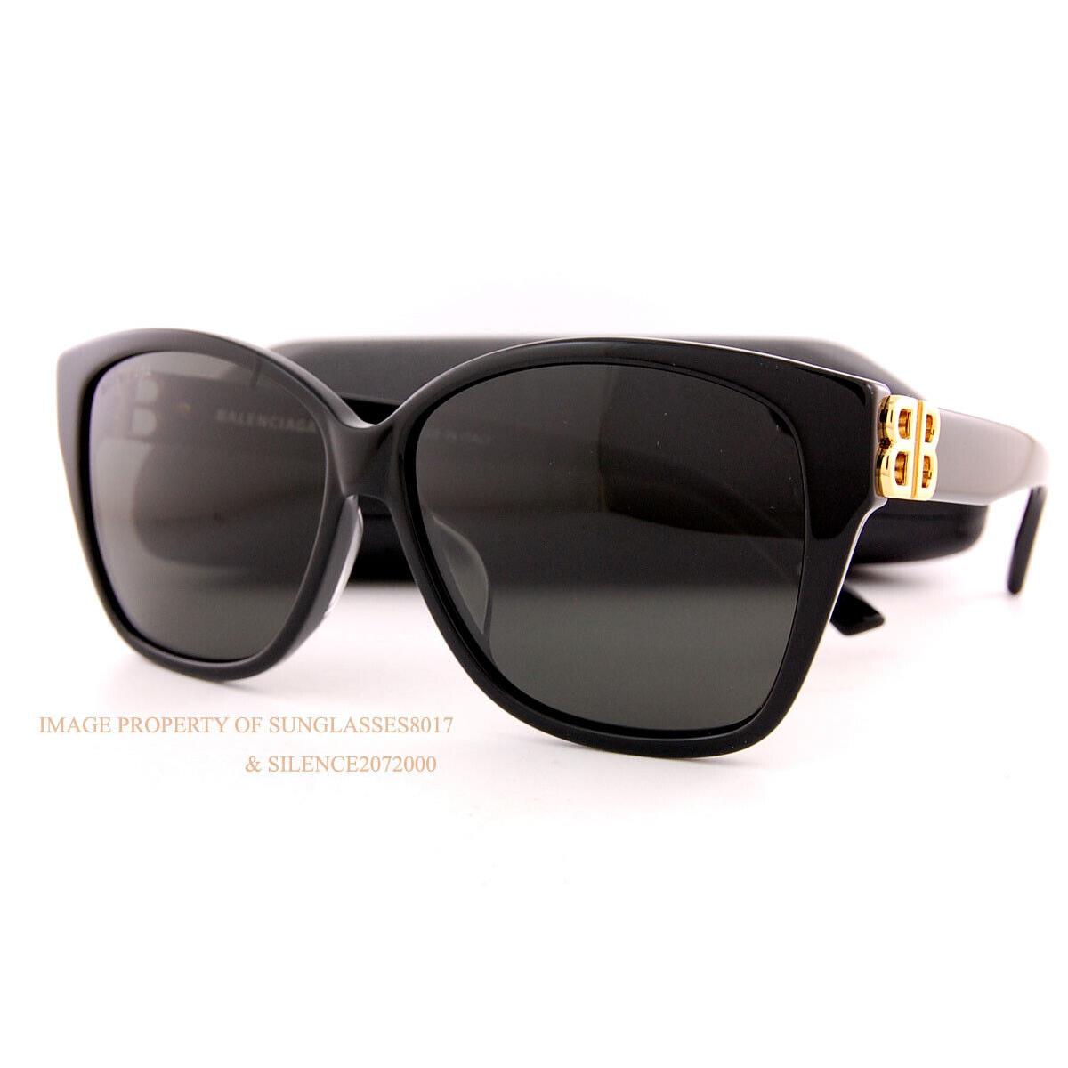 Balenciaga Sunglasses BB 0135/SA-001 Black/grey For Women