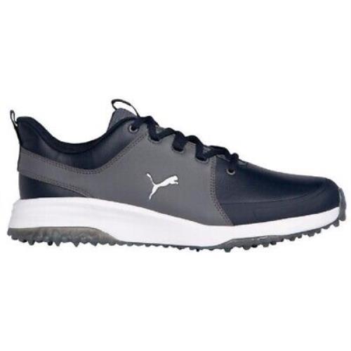 Men`s Puma Grip Fusion Pro 3.0 Golf Shoes Navy/silver - Pick Size