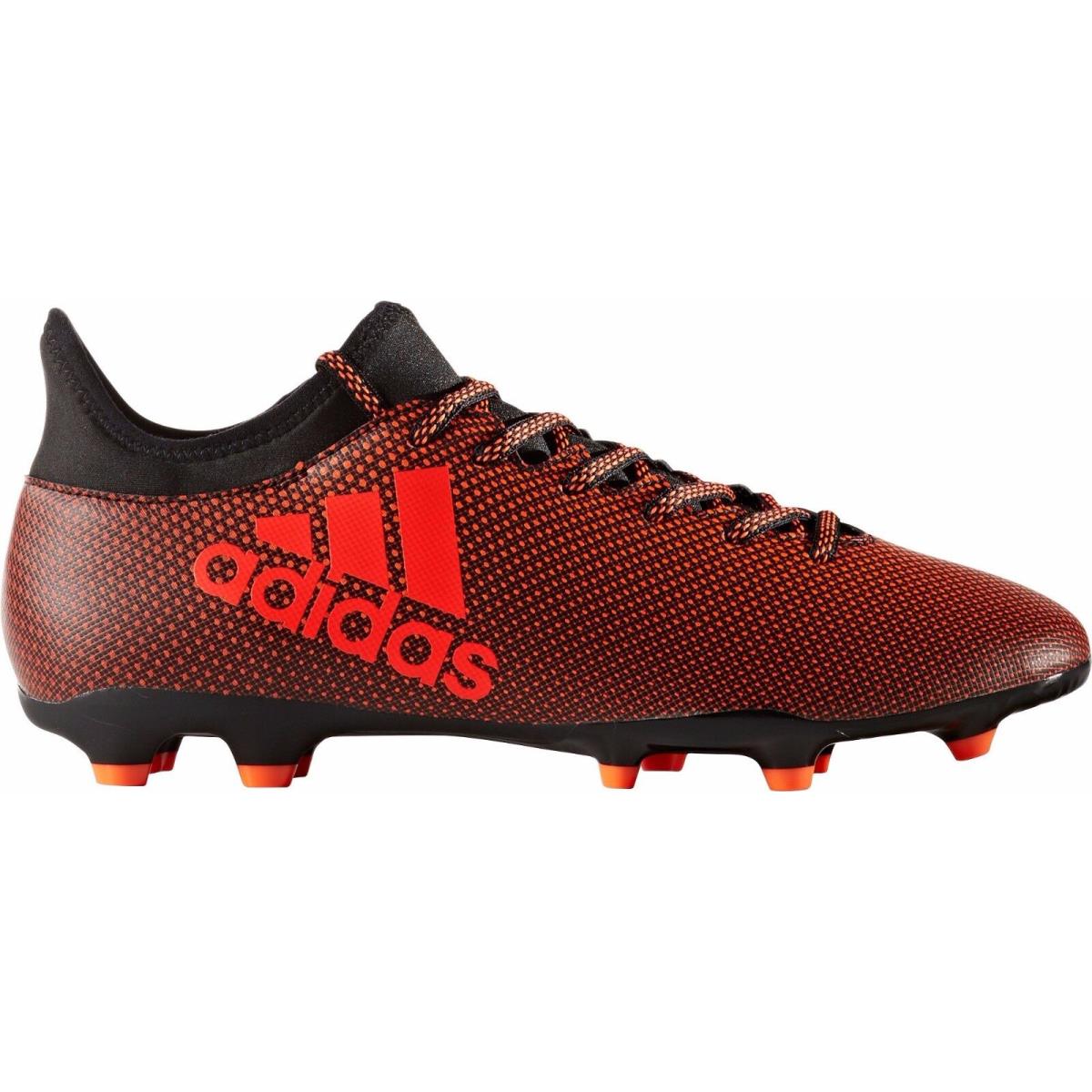 Adidas Men`s X 17.4 FG Soccer Shoes S82365 Solar Red/black Sz 8 - 11