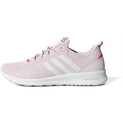 Adidas Women`s QT Racer 2.0 Running Shoes Almost Pink/White/Turbo