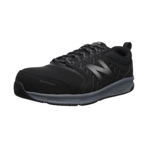 New Balance Men`s 412 V1 Alloy Toe Industrial Shoe 9.5 Black/silver