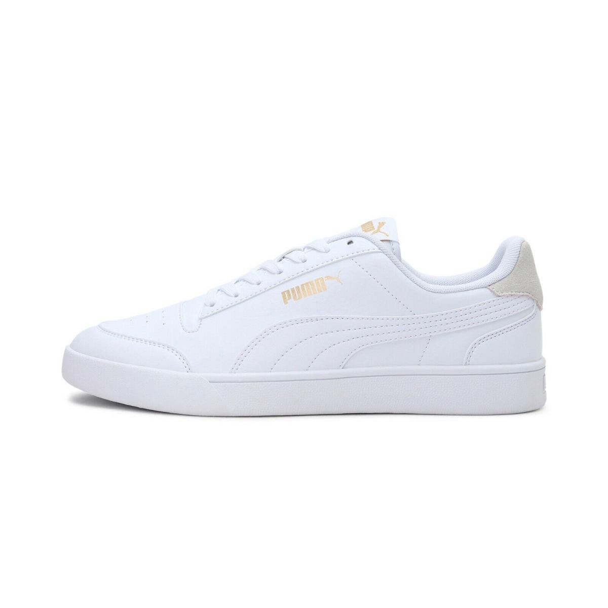 Puma Shuffle Men`s Sneakers Shoes White Gold 309668-08 Puma Mens