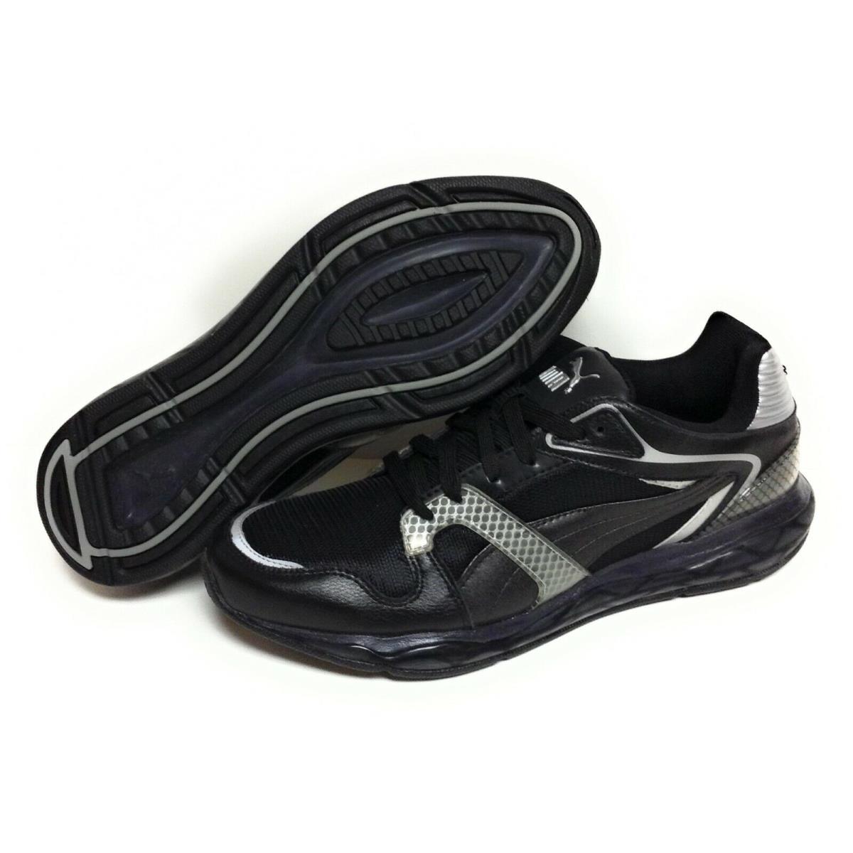 Mens Puma XS 850 Tech Mesh Lo 185053 05 Black Silver 2010 DS Sneakers Shoes