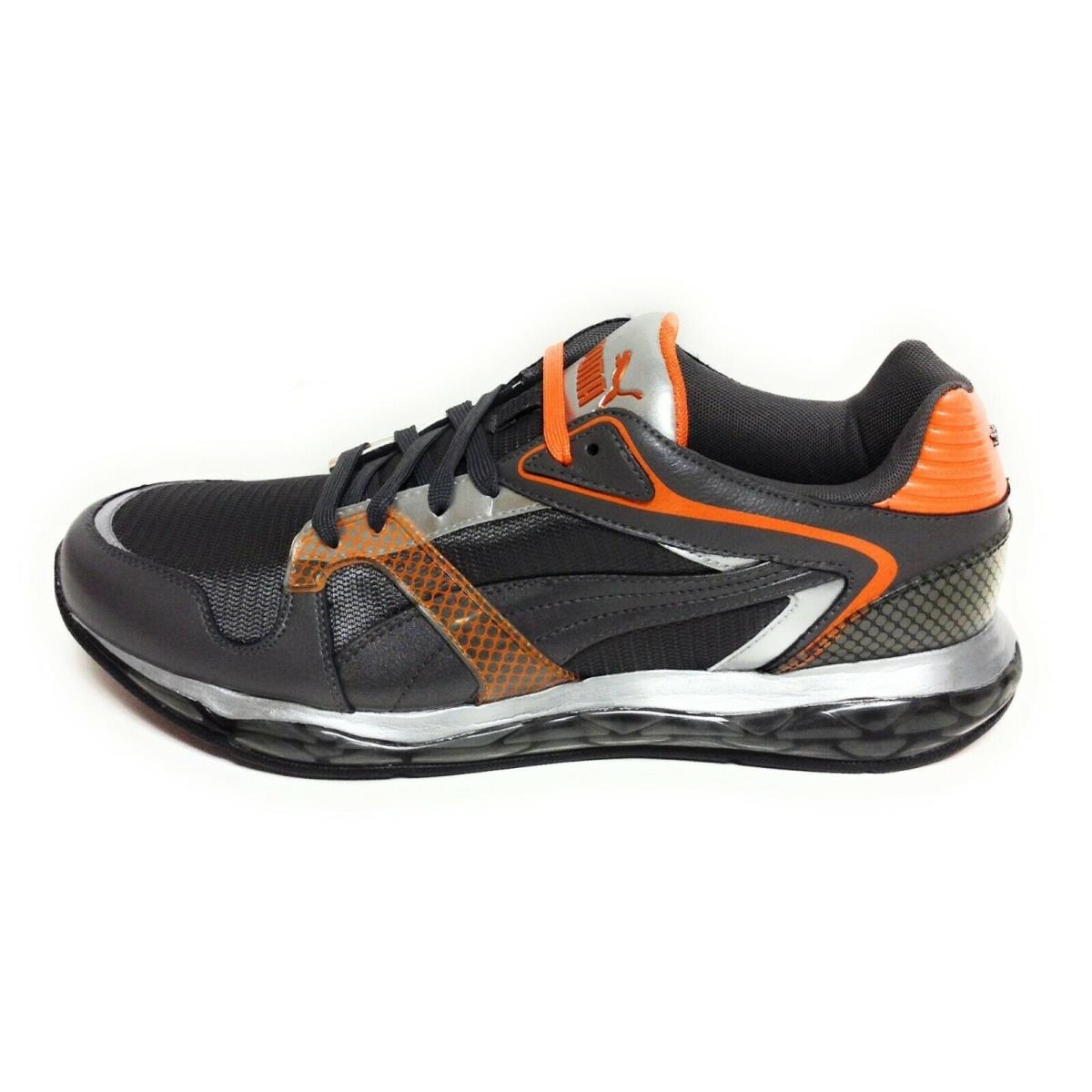 Mens Puma XS 850 Tech Mesh Lo 185053 02 Grey Orange 2010 DS Sneakers Shoes - Grey, Manufacturer: Dark Gull Grey