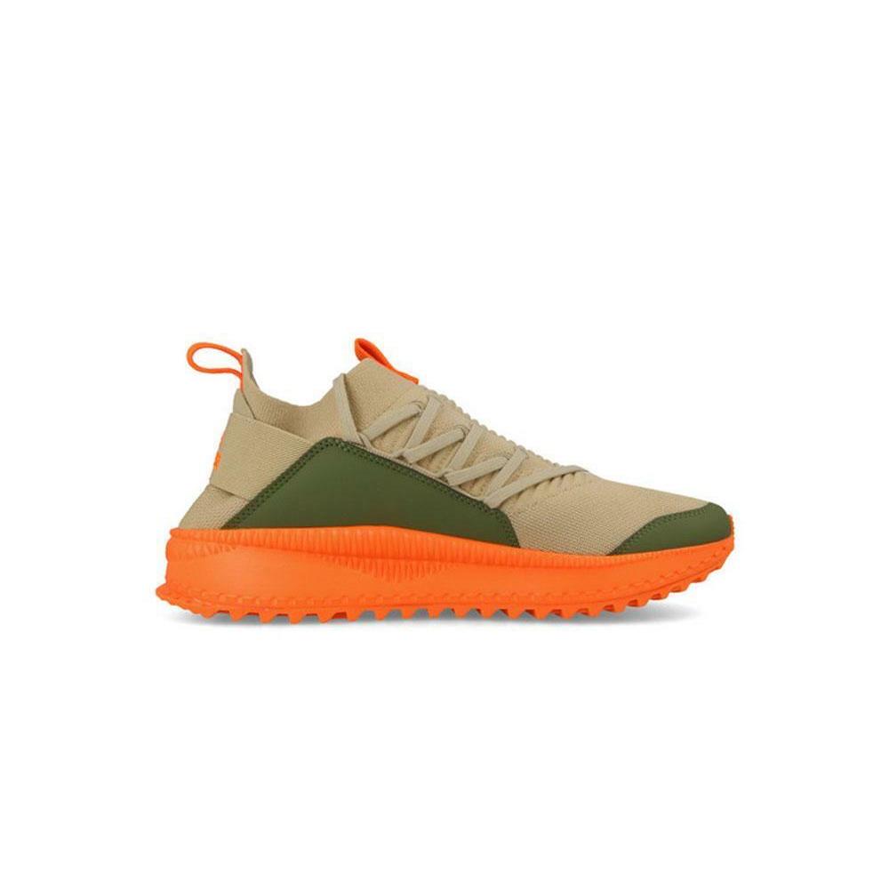Puma Men`s Tsugi Jun Anr Tan/olive/orange 367701 01 Shoes Mens Sneakers Khaki