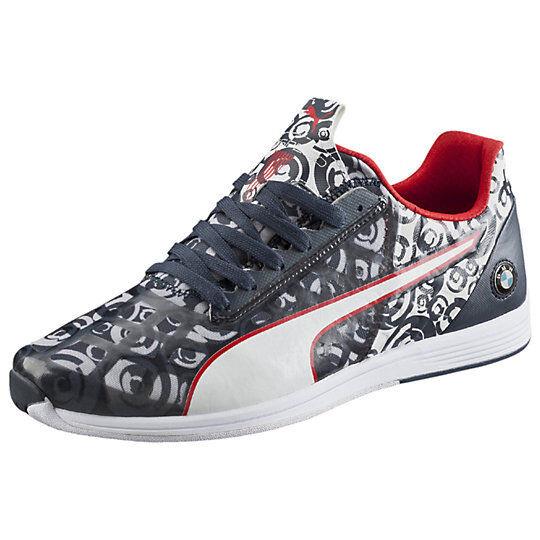 Puma Bmw MS Evospeed 1.4 Lo Camo Men`s Shoes Team Blue White Red 305487 01 bmw team blue-white