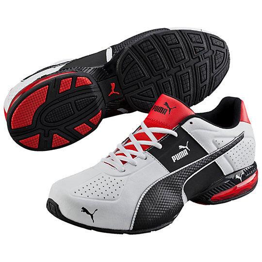 Puma Cell Surin 2 Men`s Training Shoes White Red Scarlet Black 188413-01