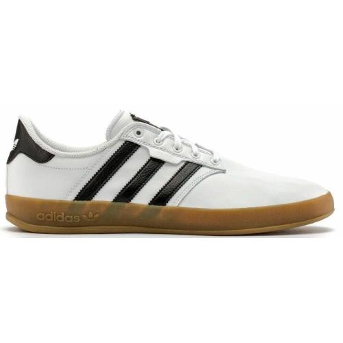 Adidas Seeley Cup White Black Brown Casual Skate Sneaker C76910 323 Men`s Shoe