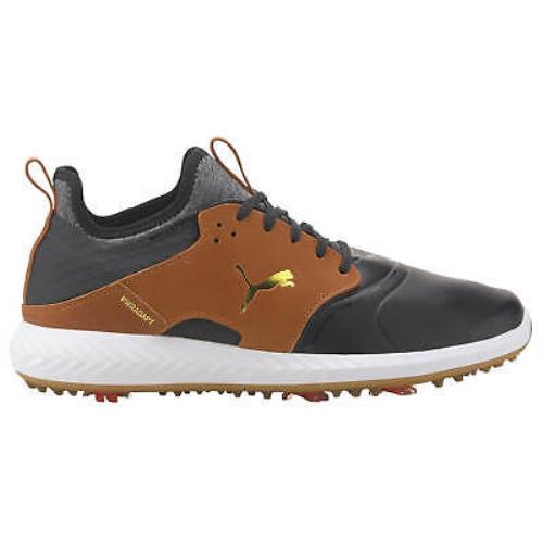 Puma Ignite Pwradapt Caged Crafted Golf Shoes 193825-02 Black/brown
