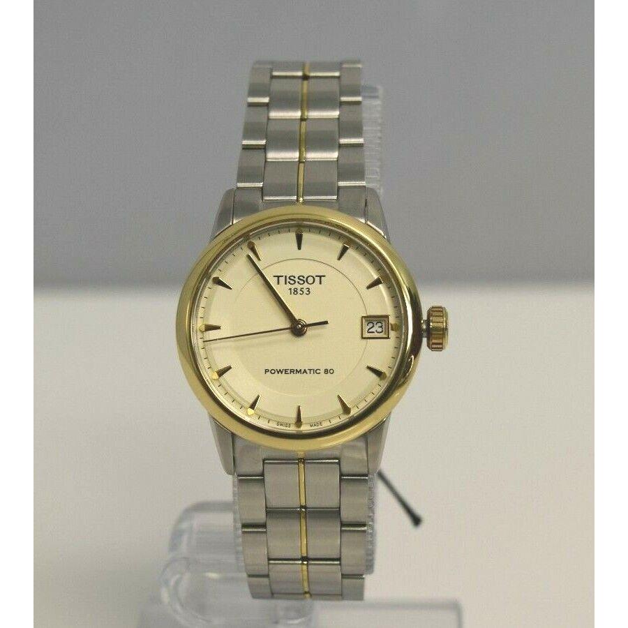 Tissot Luxury Powermatic 80 Two Tone Ivory T086.207.22.261.00 Watch