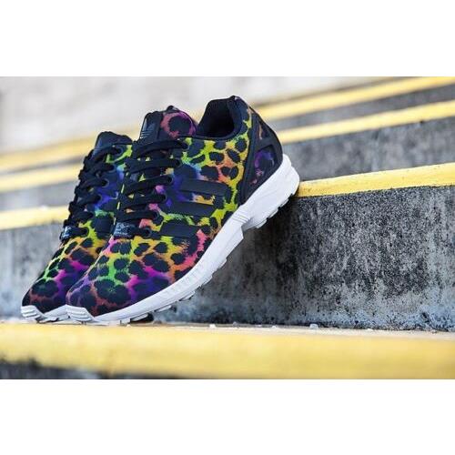 Adidas ZX Flux B24386 Rare Color Women`s Running Training Shoes 692740217000 - Adidas shoes Flux - Multi-Color SporTipTop