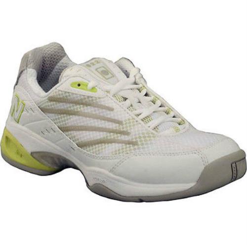 Balance WCT822W White/tan/green Court Shoes 5.5