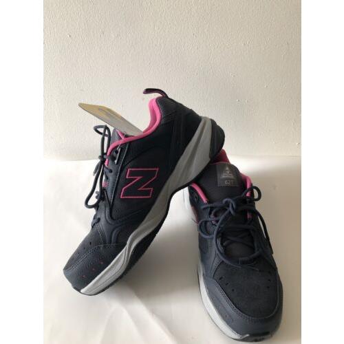 NB Balance Industrial Womens Shoes Sz 7M Black Pink Steel Toe with Box