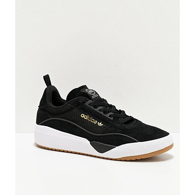 Adidas Liberty Cup Black White Gum Skateboarding Shoes Sizes: 10 11.5 12