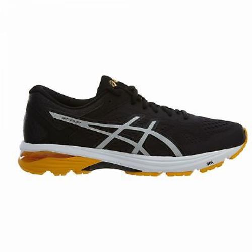Asics GT-1000 6 Mens T7A4N-9093 Black Silver Gold Fusion Running Shoes Size 7.5