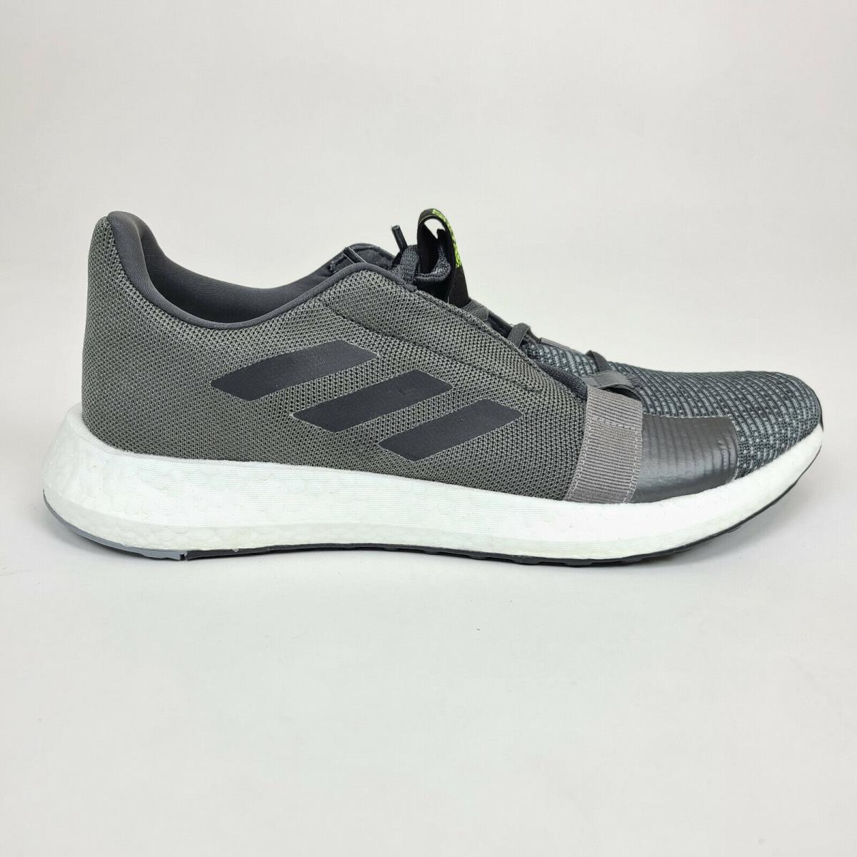 Adidas Mens 9 11 Senseboost Go Grey Six Core Boost Running Shoes EF1581