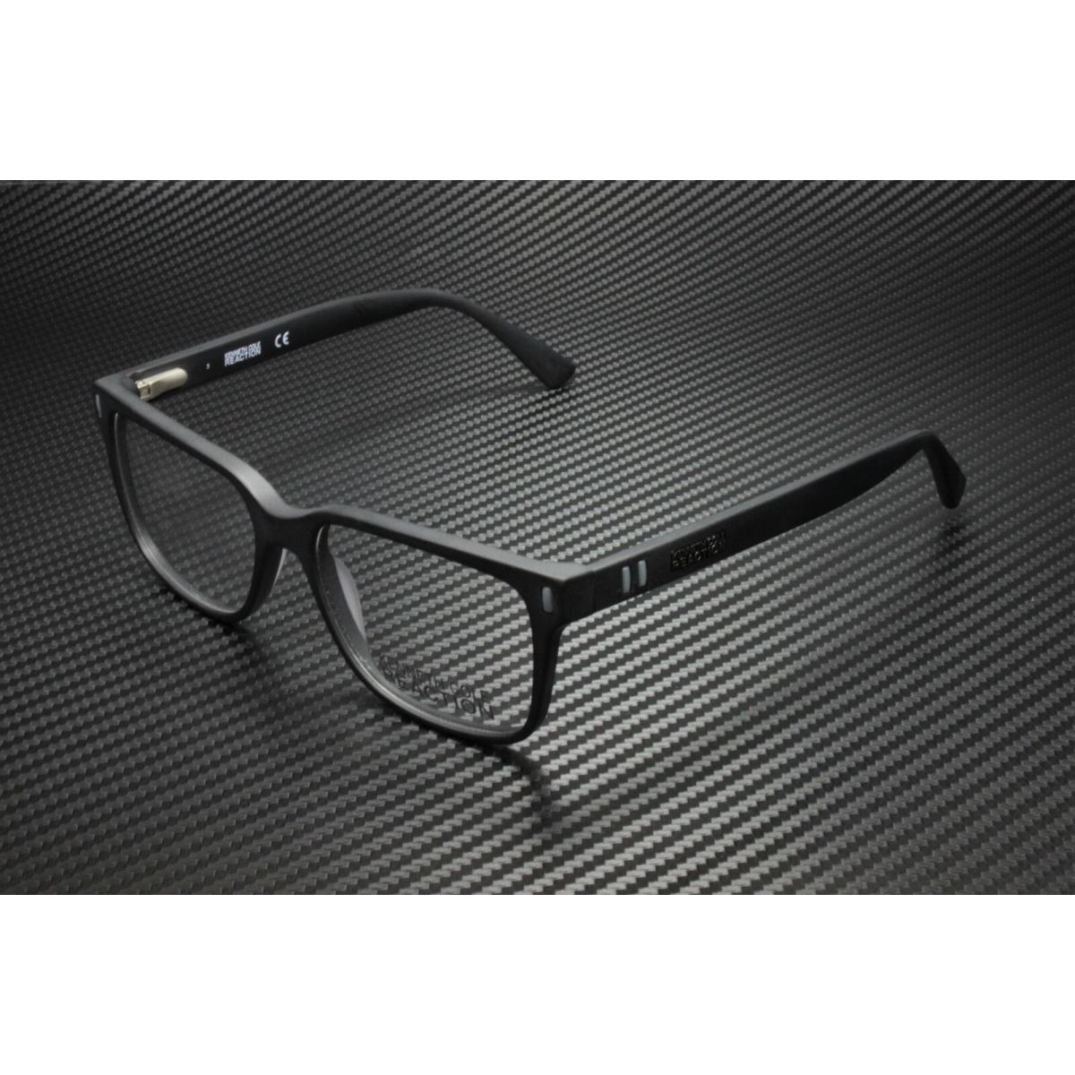 Reaction Kenneth Cole KC0786 002 Matte Black Clr Plastic 53 mm Men`s Eyeglasses