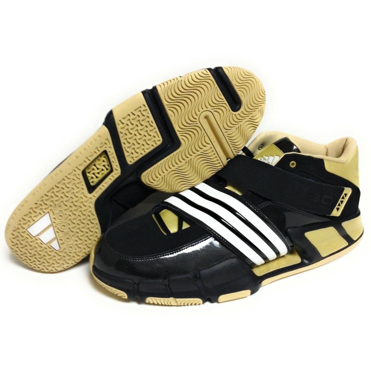Mens Adidas Pilrahna Iii 170752 Black Sandstorm 2006 Basketball Sneakers Shoes