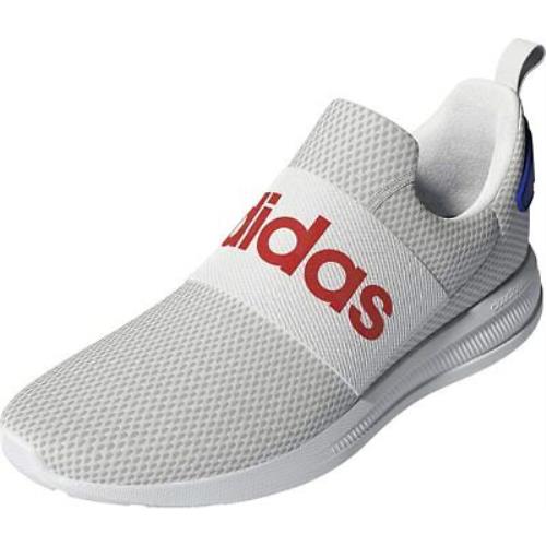 Adidas Men`s Lite Racer Adapt 4.0 Running Shoes White/Vivid Red/Team Royal Blue