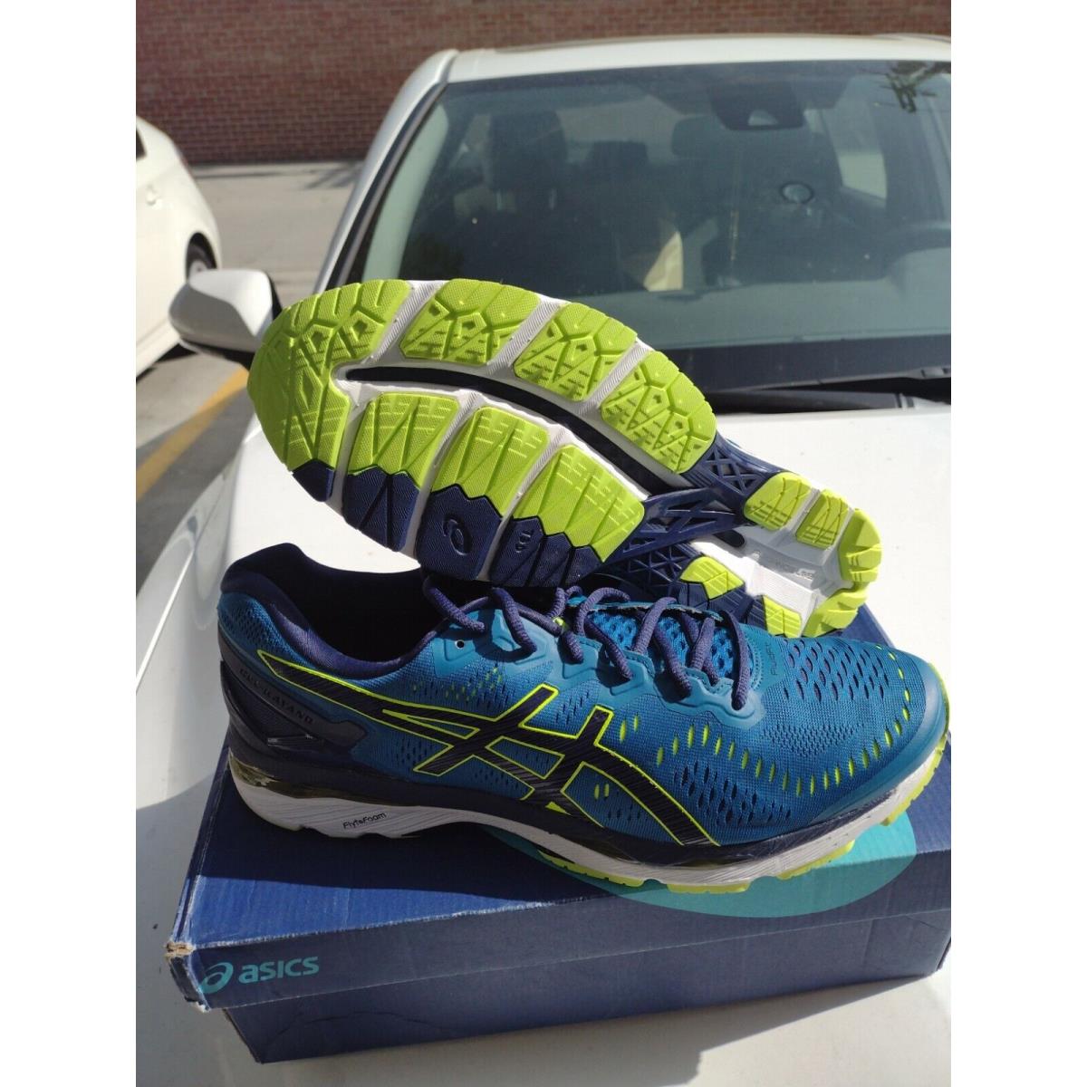 Asics Men s Gel Kayano 23 Thunder Blue Running Shoes Size 8 5 Us 