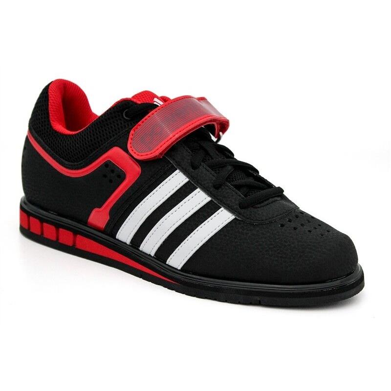 Adidas Powerlift 2 Men`s Power Lifting Shoes Black Red Mens Size 6.5 SX33821