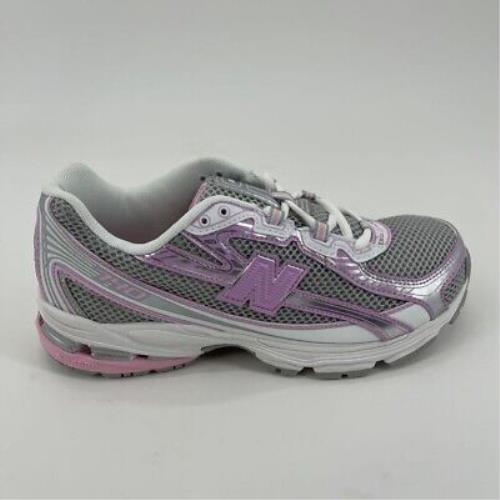 Balance Mens 740 Running Shoes Gray Purple Lace Up Low Top Sneakers 5.5 M