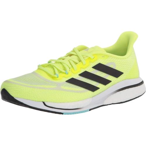 Adidas Men`s Supernova + Running Shoe Solar Yellow/Black/Aqua