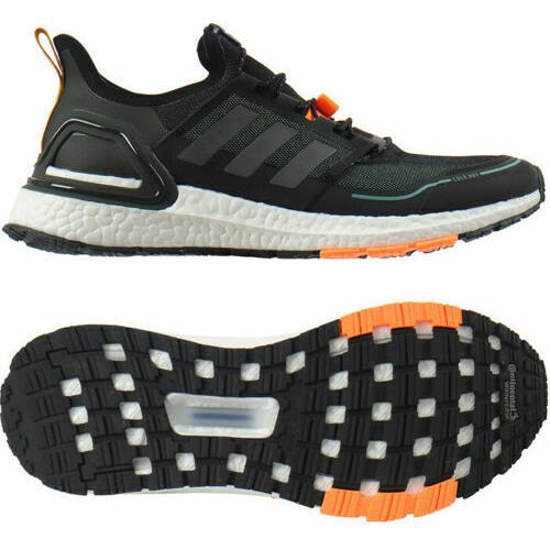 Adidas Ultraboost C.rdy Men`s Running Shoes Black/signal Orange/grey EG9798